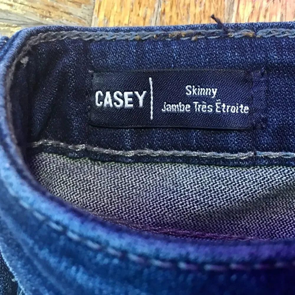 Girl Casey Skinny Raw Edge Jeans